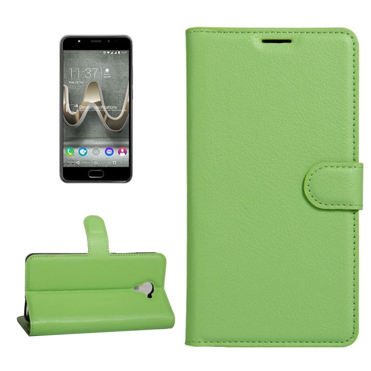 For Wiko U Feel Prime Litchi Texture Horizontal Flip PU Leather Case with Holder & Card Slots & Wallet