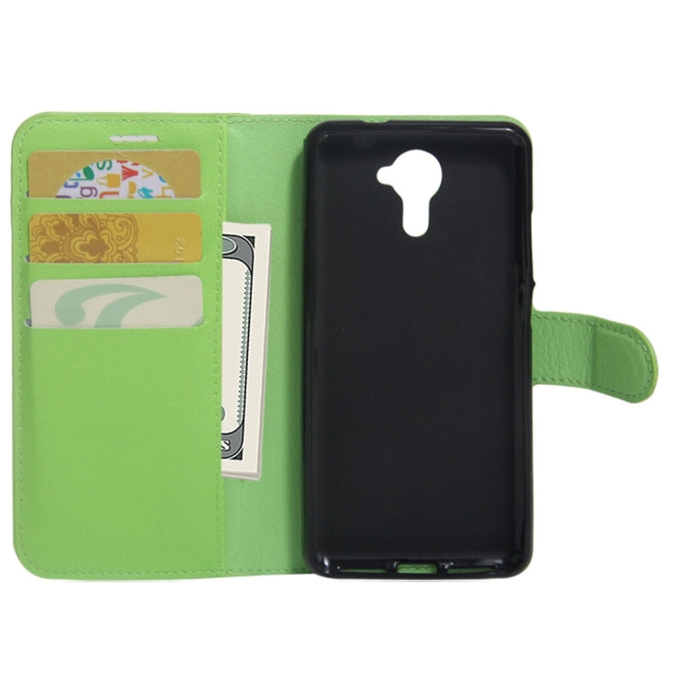 For Wiko U Feel Prime Litchi Texture Horizontal Flip PU Leather Case with Holder & Card Slots & Wallet