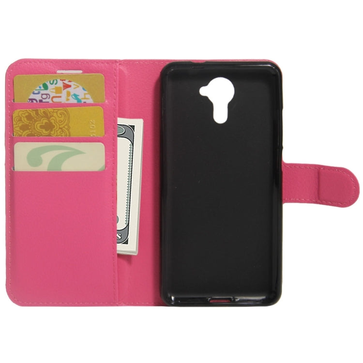 For Wiko U Feel Prime Litchi Texture Horizontal Flip PU Leather Case with Holder & Card Slots & Wallet