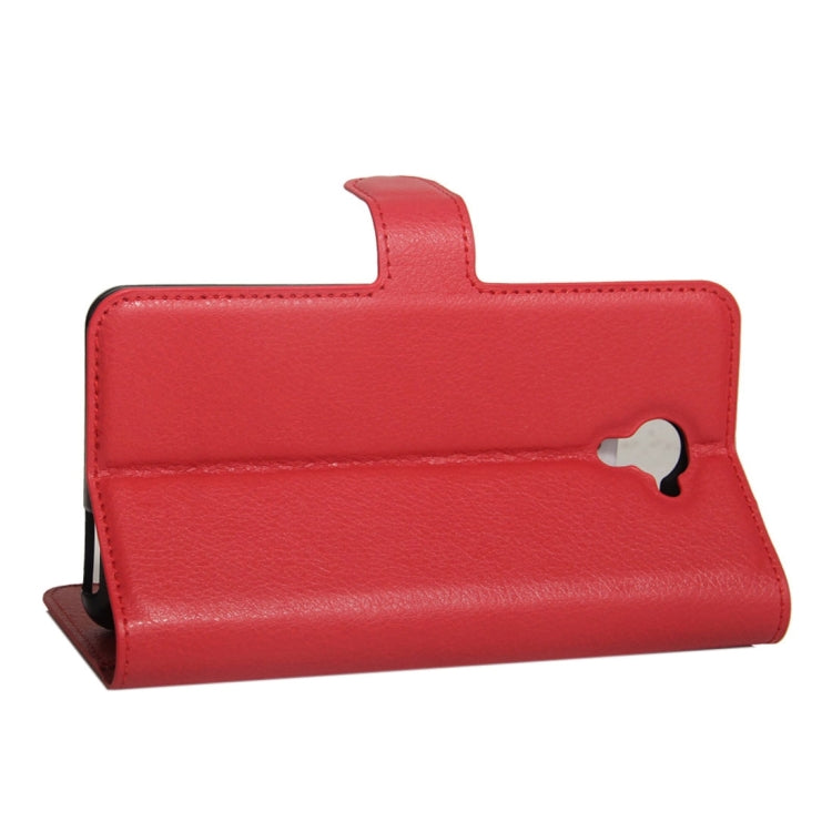 For Wiko U Feel Prime Litchi Texture Horizontal Flip PU Leather Case with Holder & Card Slots & Wallet