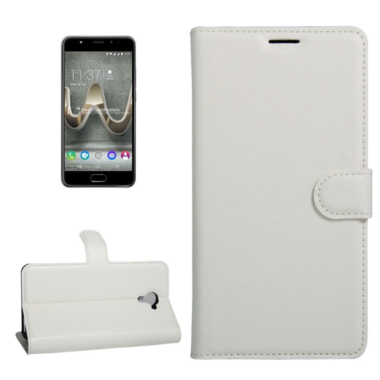 For Wiko U Feel Prime Litchi Texture Horizontal Flip PU Leather Case with Holder & Card Slots & Wallet