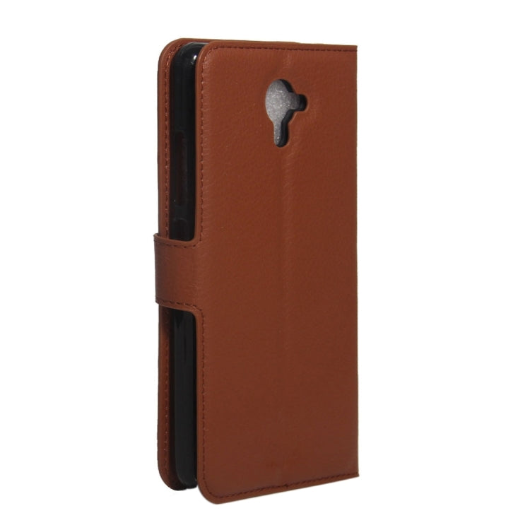 For Wiko U Feel Prime Litchi Texture Horizontal Flip PU Leather Case with Holder & Card Slots & Wallet