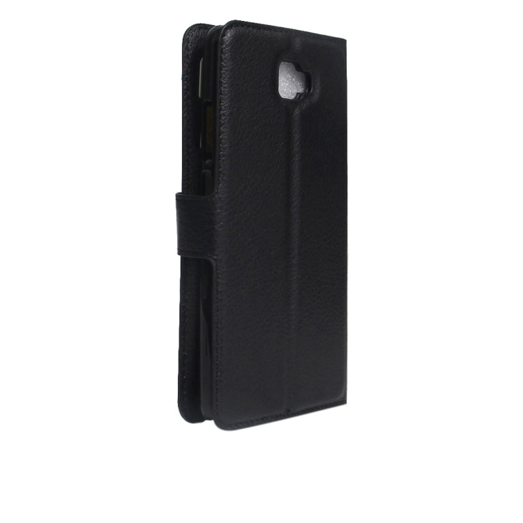 For ARCHOS 55 Cobalt Plus Litchi Texture Horizontal Flip PU Leather Case with Holder & Card Slots & Wallet