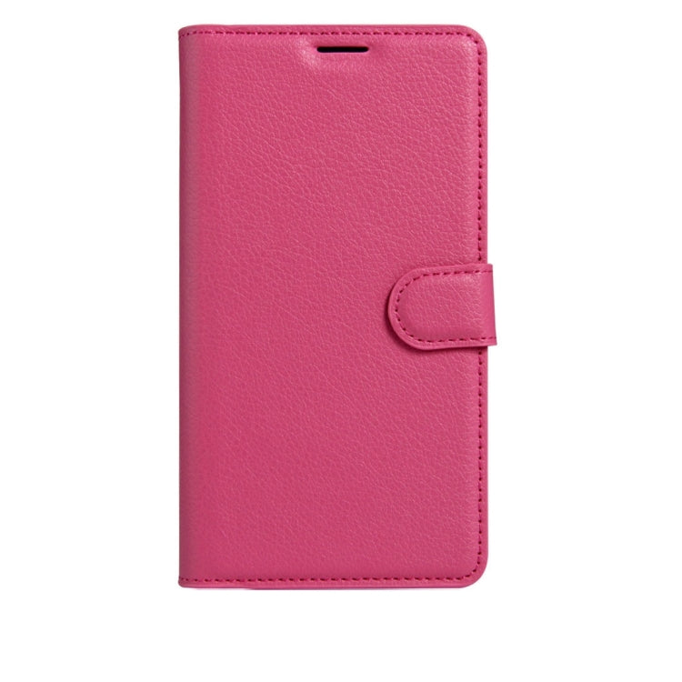 For ARCHOS 55 Cobalt Plus Litchi Texture Horizontal Flip PU Leather Case with Holder & Card Slots & Wallet