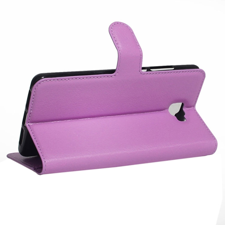 For ARCHOS 55 Cobalt Plus Litchi Texture Horizontal Flip PU Leather Case with Holder & Card Slots & Wallet