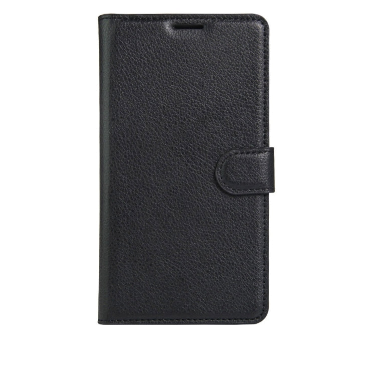 For HOMTOM HT16 Litchi Texture Horizontal Flip PU Leather Case with Holder & Card Slots & Wallet