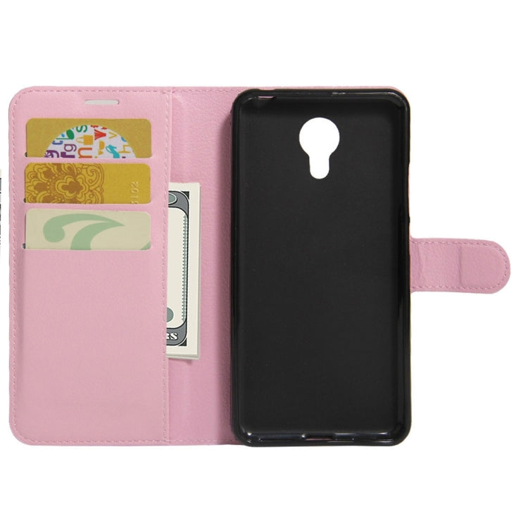 For Acer Liquid Z6 Plus Litchi Texture Horizontal Flip PU Leather Case with Holder & Card Slots & Wallet