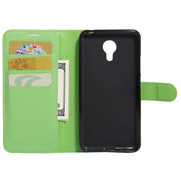 For Acer Liquid Z6 Plus Litchi Texture Horizontal Flip PU Leather Case with Holder & Card Slots & Wallet