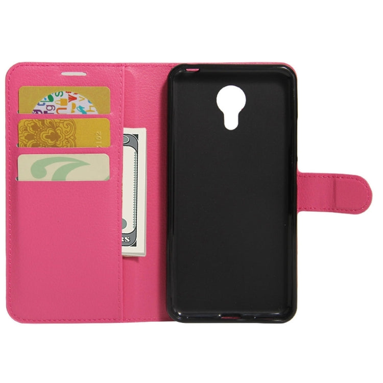For Acer Liquid Z6 Plus Litchi Texture Horizontal Flip PU Leather Case with Holder & Card Slots & Wallet