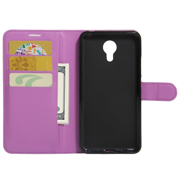 For Acer Liquid Z6 Plus Litchi Texture Horizontal Flip PU Leather Case with Holder & Card Slots & Wallet