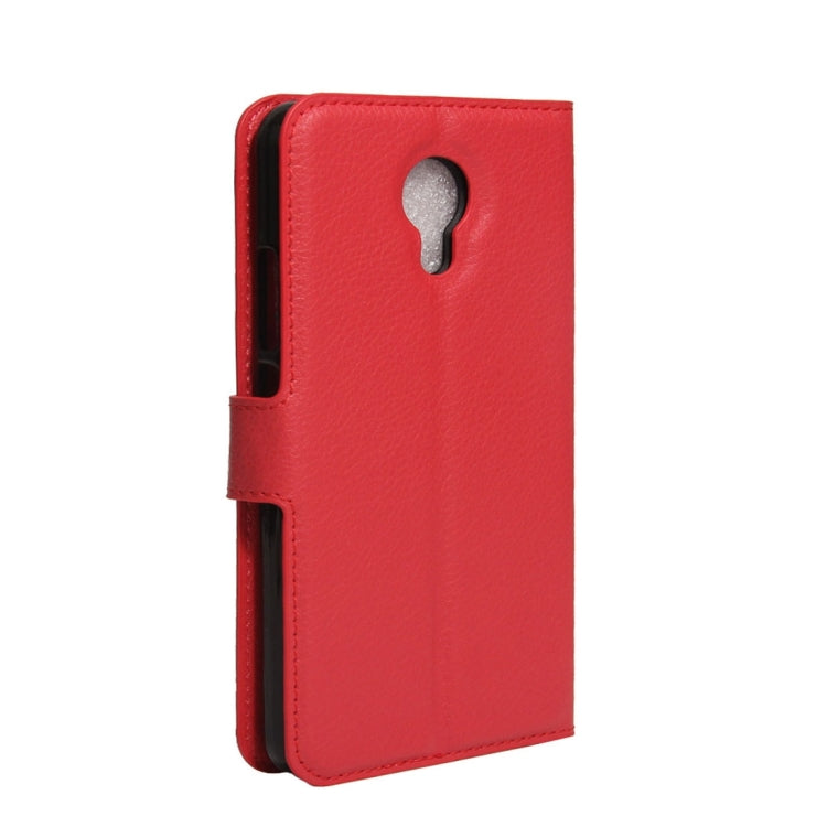 For Acer Liquid Z6 Plus Litchi Texture Horizontal Flip PU Leather Case with Holder & Card Slots & Wallet