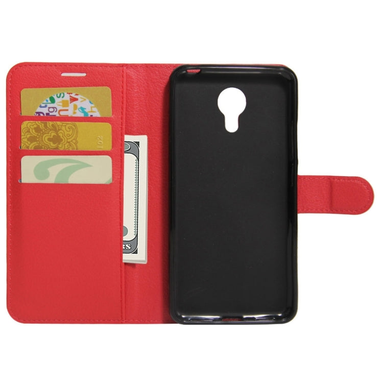 For Acer Liquid Z6 Plus Litchi Texture Horizontal Flip PU Leather Case with Holder & Card Slots & Wallet