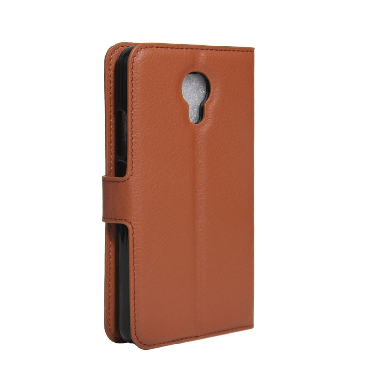 For Acer Liquid Z6 Plus Litchi Texture Horizontal Flip PU Leather Case with Holder & Card Slots & Wallet