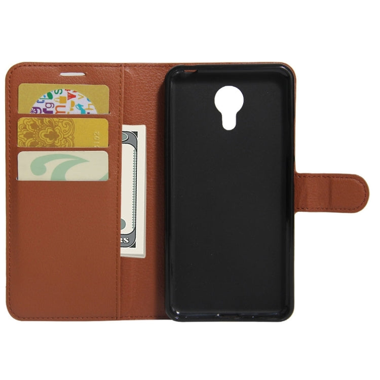 For Acer Liquid Z6 Plus Litchi Texture Horizontal Flip PU Leather Case with Holder & Card Slots & Wallet