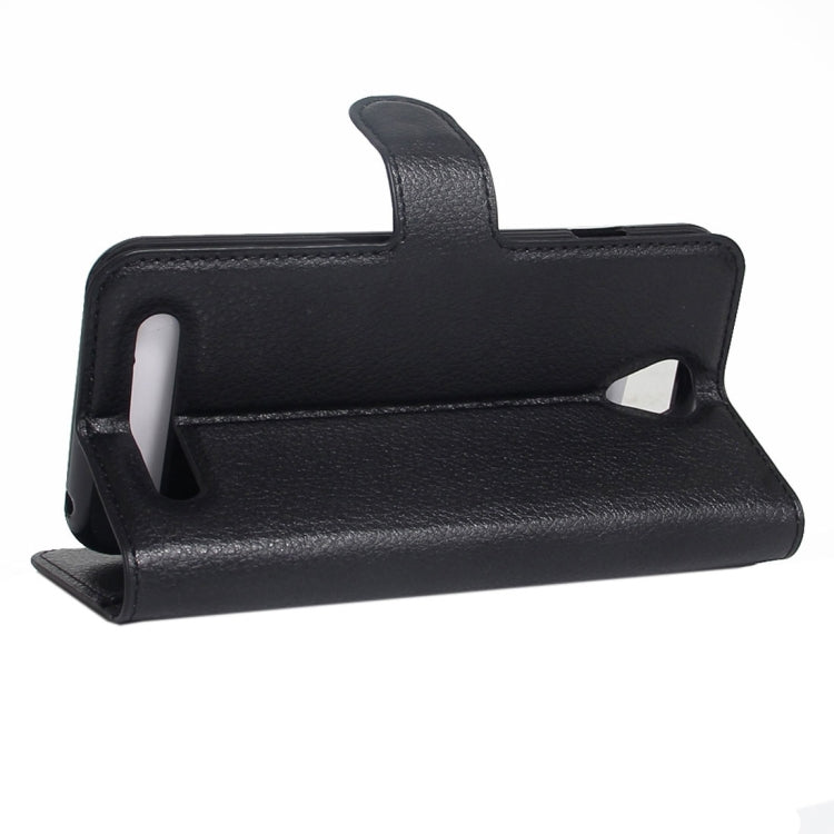 For Acer Liquid Z6 Litchi Texture Horizontal Flip PU Leather Case with Holder & Card Slots & Wallet