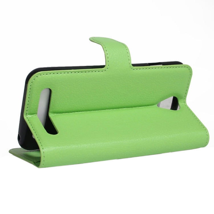 For Acer Liquid Z6 Litchi Texture Horizontal Flip PU Leather Case with Holder & Card Slots & Wallet
