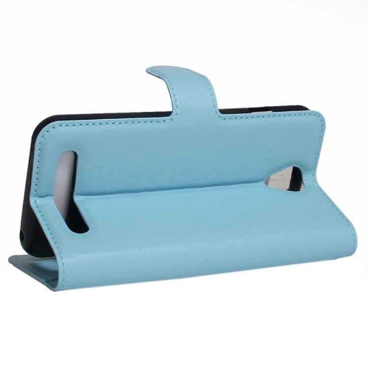 For Acer Liquid Z6 Litchi Texture Horizontal Flip PU Leather Case with Holder & Card Slots & Wallet