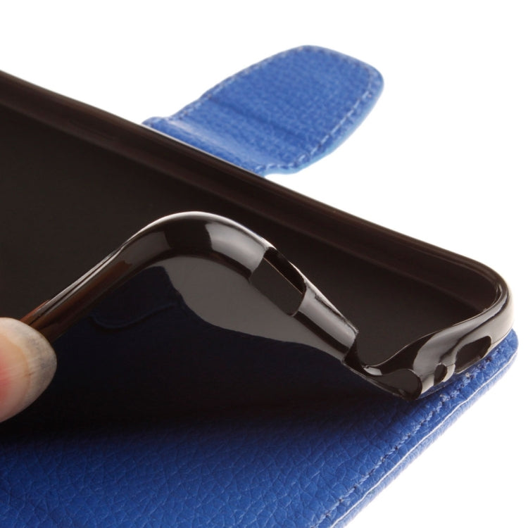 For Lenovo A536 Litchi Texture Horizontal Flip PU Leather Case with Holder & Card Slots & Wallet & Photo Frame & Lanyard