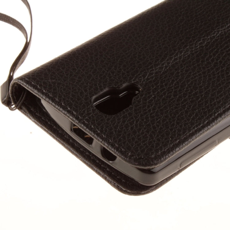 For Lenovo A1000 Litchi Texture Horizontal Flip PU Leather Case with Holder & Card Slots & Wallet & Photo Frame & Lanyard