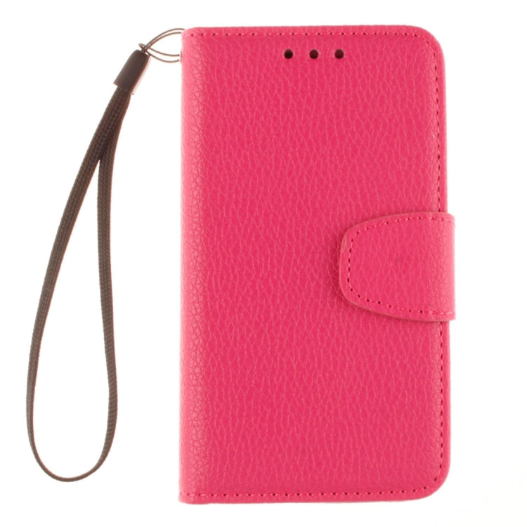For Lenovo A1000 Litchi Texture Horizontal Flip PU Leather Case with Holder & Card Slots & Wallet & Photo Frame & Lanyard