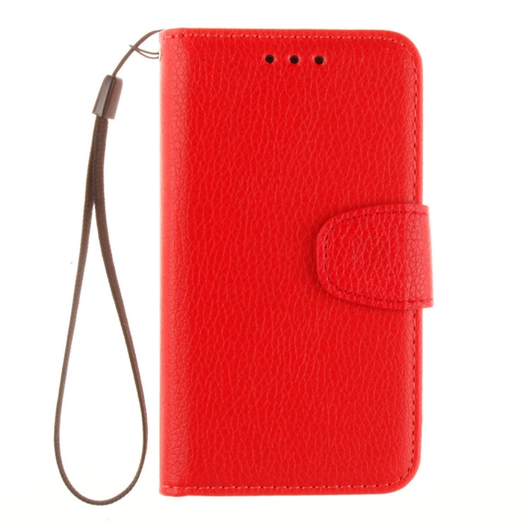 For Lenovo A1000 Litchi Texture Horizontal Flip PU Leather Case with Holder & Card Slots & Wallet & Photo Frame & Lanyard