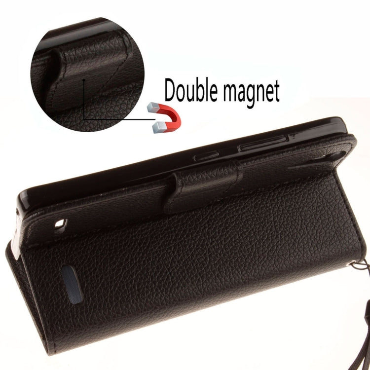 For Lenovo A6000 & K3 Litchi Texture Horizontal Flip PU Leather Case with Holder & Card Slots & Wallet & Photo Frame & Lanyard