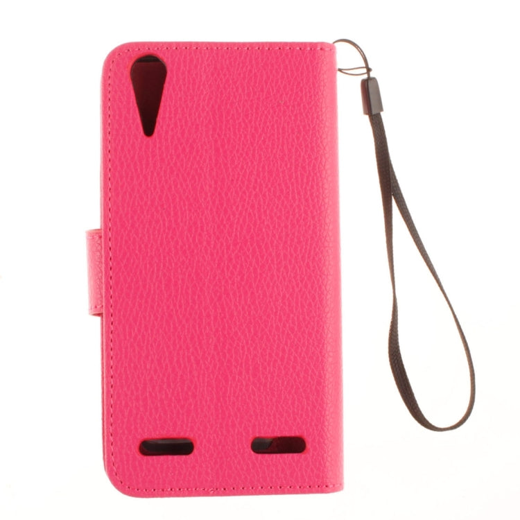 For Lenovo A6000 & K3 Litchi Texture Horizontal Flip PU Leather Case with Holder & Card Slots & Wallet & Photo Frame & Lanyard