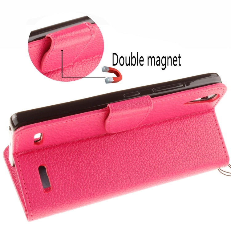 For Lenovo A6000 & K3 Litchi Texture Horizontal Flip PU Leather Case with Holder & Card Slots & Wallet & Photo Frame & Lanyard