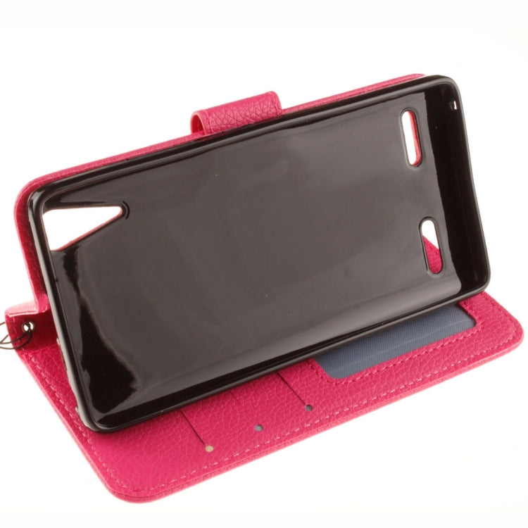 For Lenovo A6000 & K3 Litchi Texture Horizontal Flip PU Leather Case with Holder & Card Slots & Wallet & Photo Frame & Lanyard