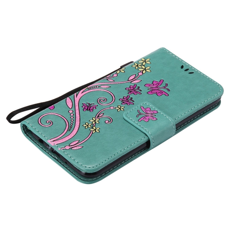 For LG K8 (2017) Painted Butterfly Pattern Horizontal Flip Leather Case with Holder & Card Slots & Wallet & Lanyard
