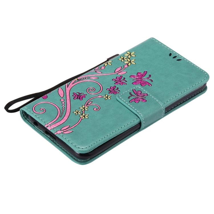 For LG K10 (2017) (US Version) Painted Butterfly Pattern Horizontal Flip Leather Case with Holder & Card Slots & Wallet & Lanyard