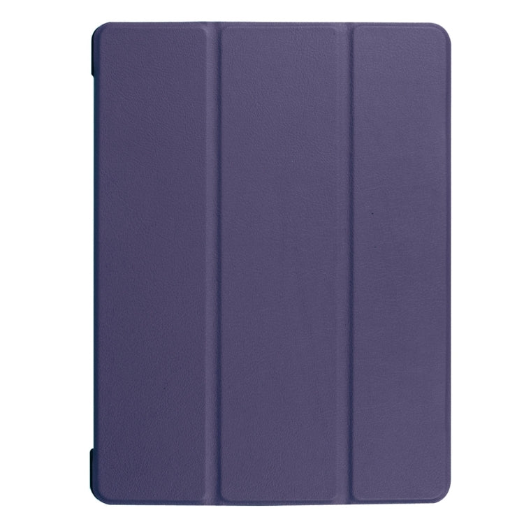 For Huawei  MediaPad M3 Lite 10 Custer Texture Horizontal Flip Leather Case with 3-folding Holder & Sleep / Wake-up