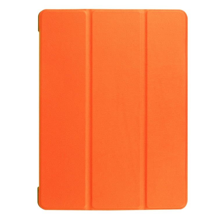 For Huawei  MediaPad M3 Lite 10 Custer Texture Horizontal Flip Leather Case with 3-folding Holder & Sleep / Wake-up