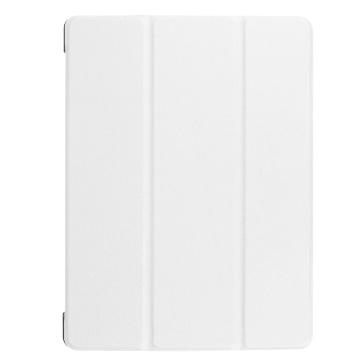 For Huawei  MediaPad M3 Lite 10 Custer Texture Horizontal Flip Leather Case with 3-folding Holder & Sleep / Wake-up