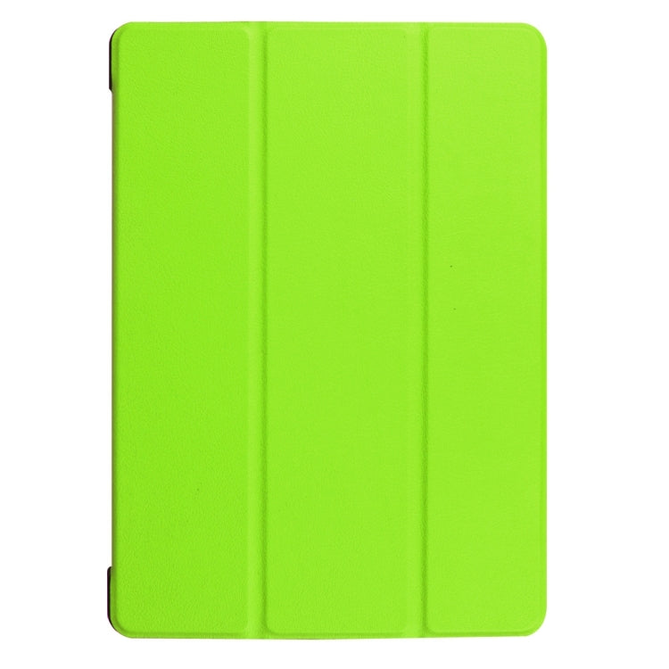 For Huawei  MediaPad T3 10 Custer Texture Horizontal Flip Leather Case with Three-folding Holder