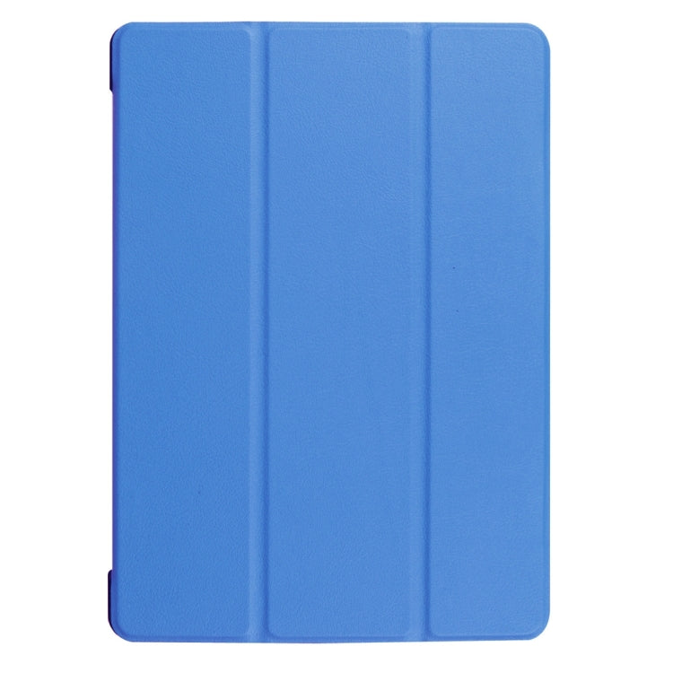 For Huawei  MediaPad T3 10 Custer Texture Horizontal Flip Leather Case with Three-folding Holder
