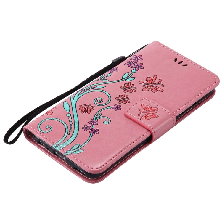 For Huawei  P10 Painted Butterfly Pattern Horizontal Flip Leather Case with Holder & Card Slots & Wallet & Lanyard