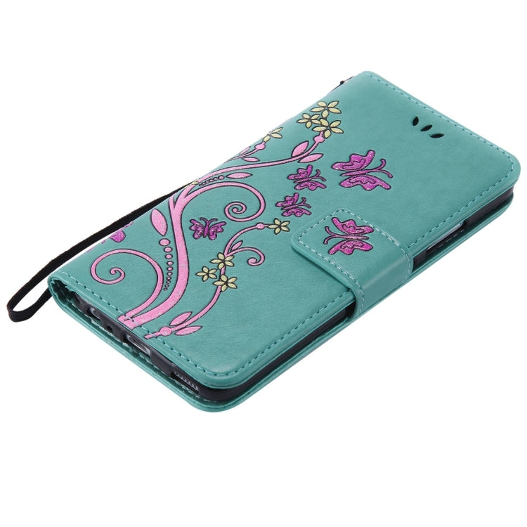 For Huawei  P10 Painted Butterfly Pattern Horizontal Flip Leather Case with Holder & Card Slots & Wallet & Lanyard