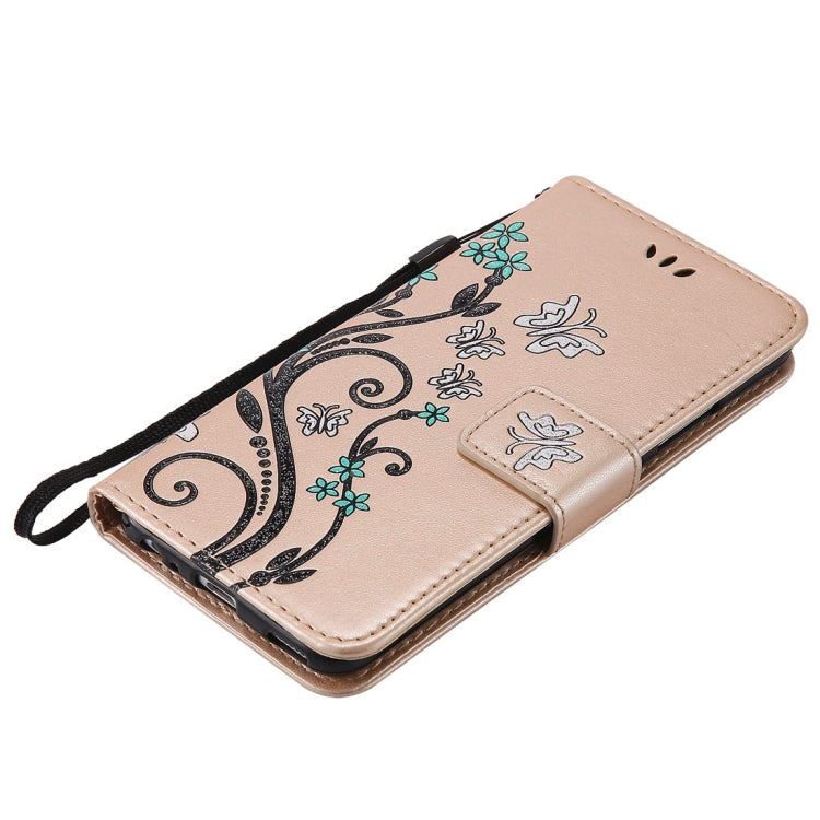 For Huawei  P10 Painted Butterfly Pattern Horizontal Flip Leather Case with Holder & Card Slots & Wallet & Lanyard