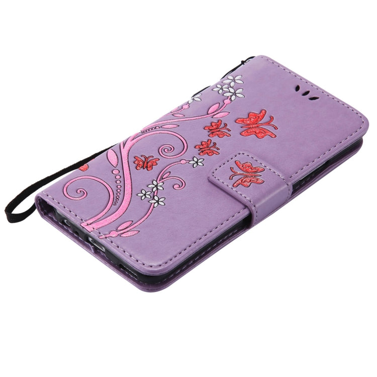 For Huawei  P10 Painted Butterfly Pattern Horizontal Flip Leather Case with Holder & Card Slots & Wallet & Lanyard