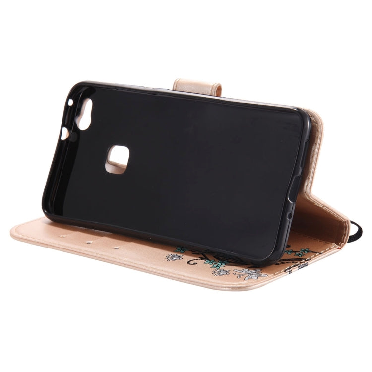 For Huawei  P10 Lite Painted Butterfly Pattern Horizontal Flip Leather Case with Holder & Card Slots & Wallet & Lanyard