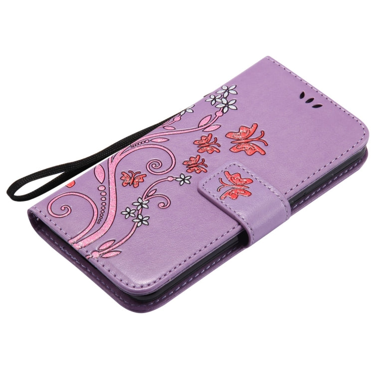 For Huawei  P10 Lite Painted Butterfly Pattern Horizontal Flip Leather Case with Holder & Card Slots & Wallet & Lanyard