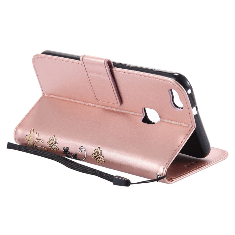 For Huawei  P10 Lite Painted Butterfly Pattern Horizontal Flip Leather Case with Holder & Card Slots & Wallet & Lanyard