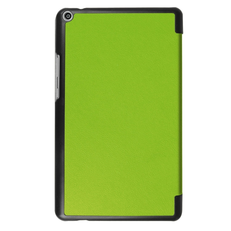 For Huawei  MediaPad T3 8.0 Custer Texture Horizontal Flip Leather Case with 3-folding Holder