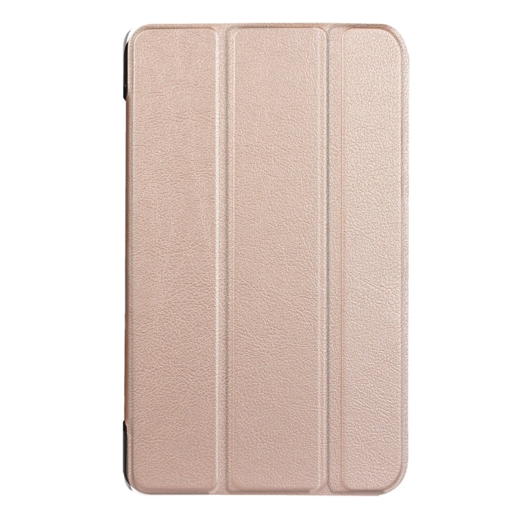 For Huawei  MediaPad T3 8.0 Custer Texture Horizontal Flip Leather Case with 3-folding Holder
