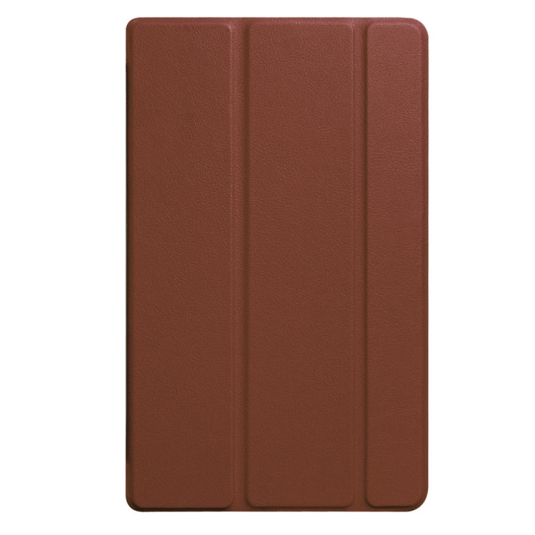 For Huawei  MediaPad T3 8.0 Custer Texture Horizontal Flip Leather Case with 3-folding Holder