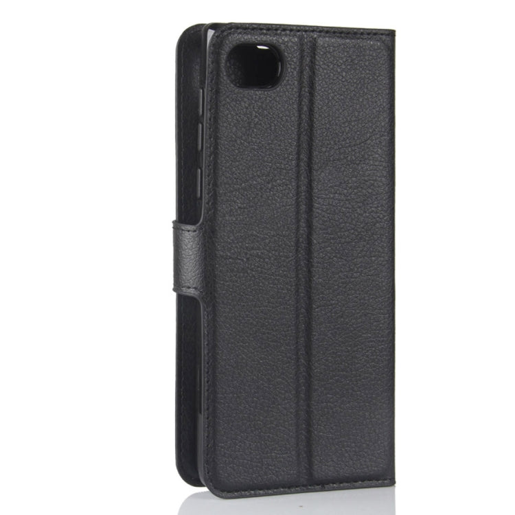 For BlackBerry Motion Litchi Texture Horizontal Flip Leather Case with Holder & Card Slots & Wallet