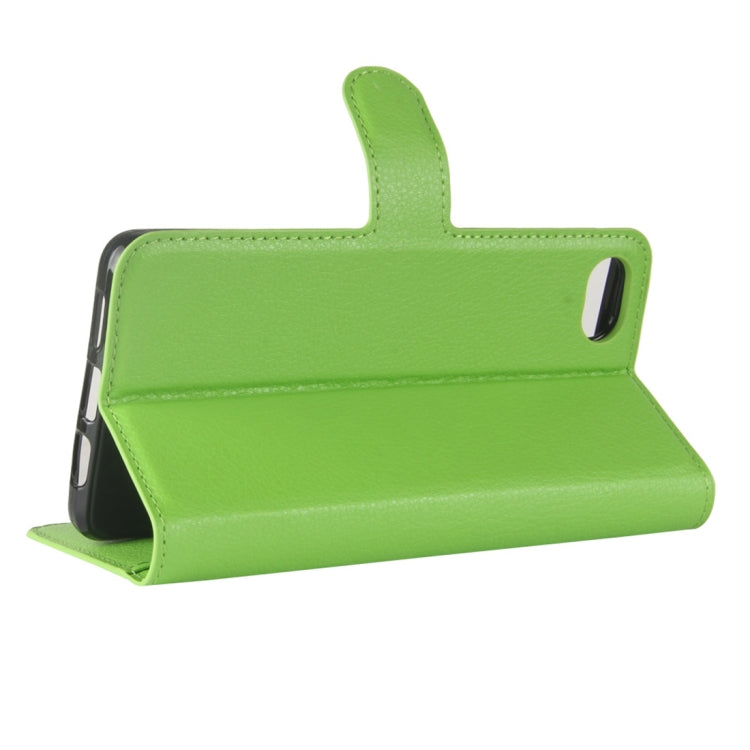 For BlackBerry Motion Litchi Texture Horizontal Flip Leather Case with Holder & Card Slots & Wallet