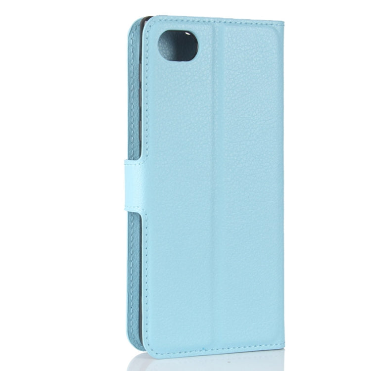 For BlackBerry Motion Litchi Texture Horizontal Flip Leather Case with Holder & Card Slots & Wallet