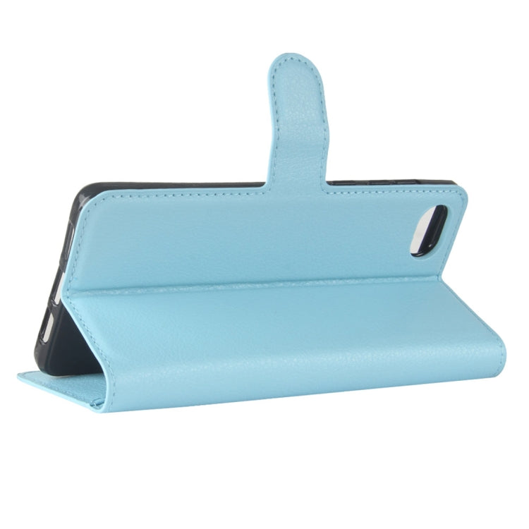 For BlackBerry Motion Litchi Texture Horizontal Flip Leather Case with Holder & Card Slots & Wallet